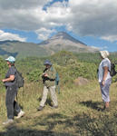 On the slopes of Volcan Colima