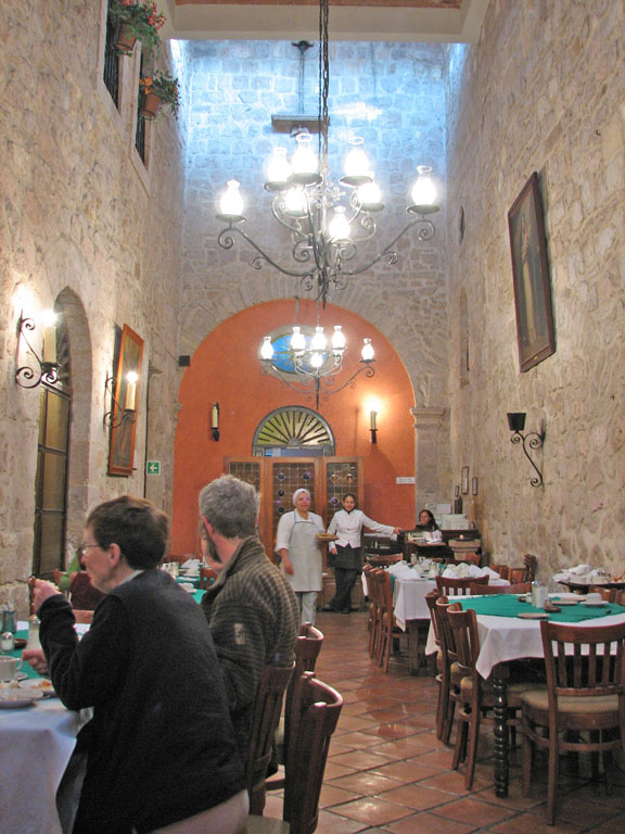 Dining room, Hotel Soledad, Morelia