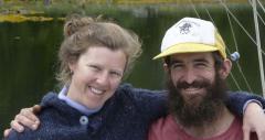 Jana and Nick, homesteaders at Lizzie Cove