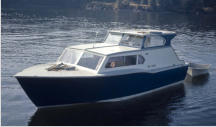 My dad's last boat - 26' wood, Chev V8, 22 knots, 1966