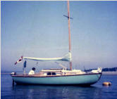 23' Cub, first cabin sailboat, as bought 1969